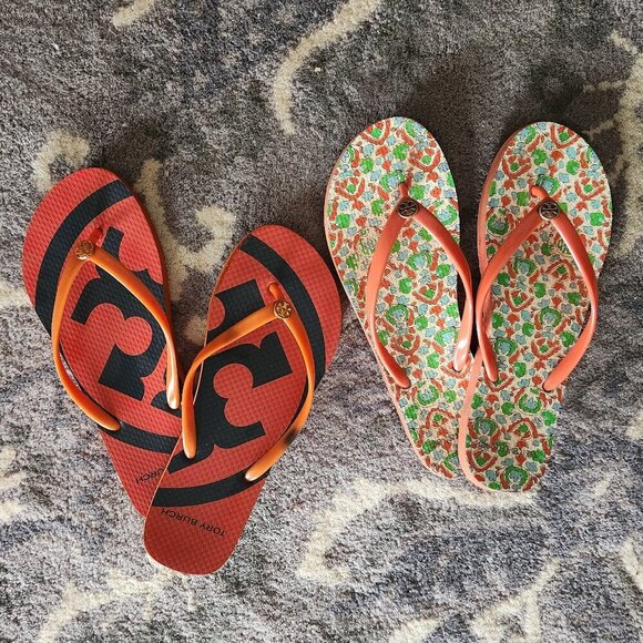 Tory Burch Flip Flops - Sold as a Pair - Picture 1 of 9